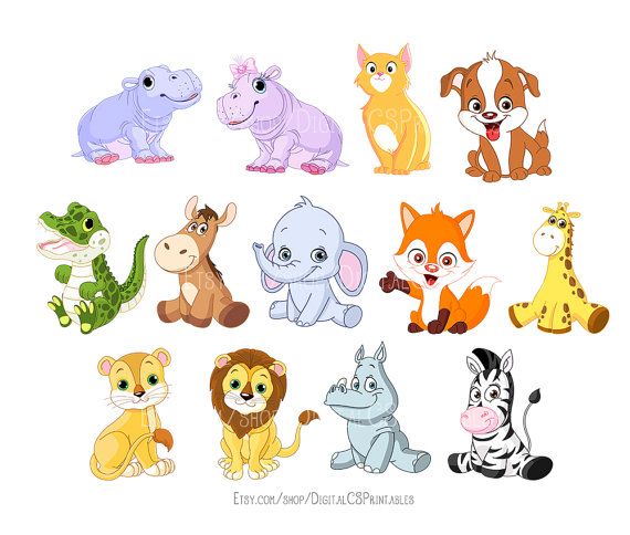 Cute Wild Animal Png - Cute Animal Clipart Kids Clipart Cute Clipart Safari Animal Clipart Animal Png Wild Animals Kids Clip Art Cute Clip Art, Transparent background PNG HD thumbnail