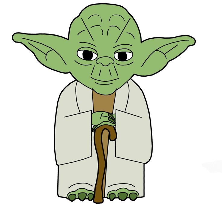 Basic Yoda Head - Cute Yoda, Transparent background PNG HD thumbnail