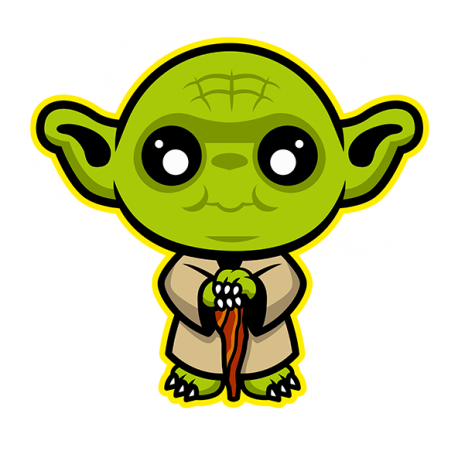 Cute Yoda - Cute Yoda, Transparent background PNG HD thumbnail
