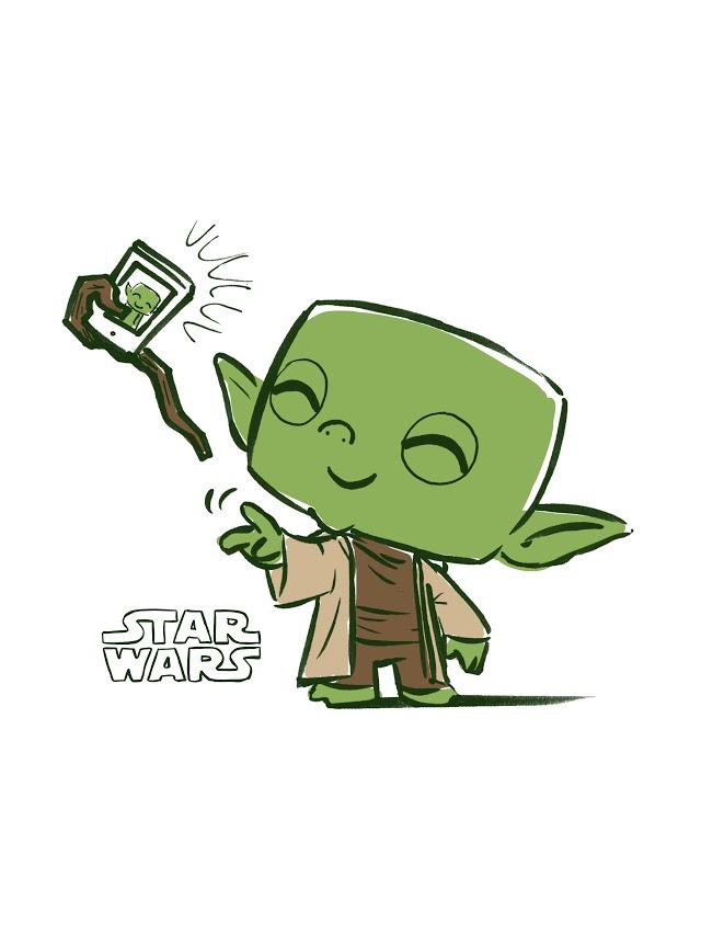 Star Wars Yoda Pop Tee By Funko, Fye Exclusive - Cute Yoda, Transparent background PNG HD thumbnail