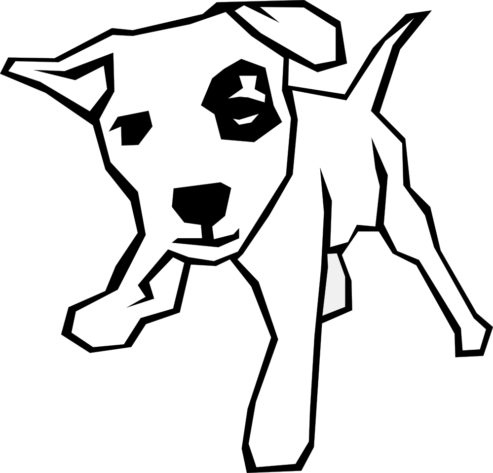 Black clipart dachshund #7