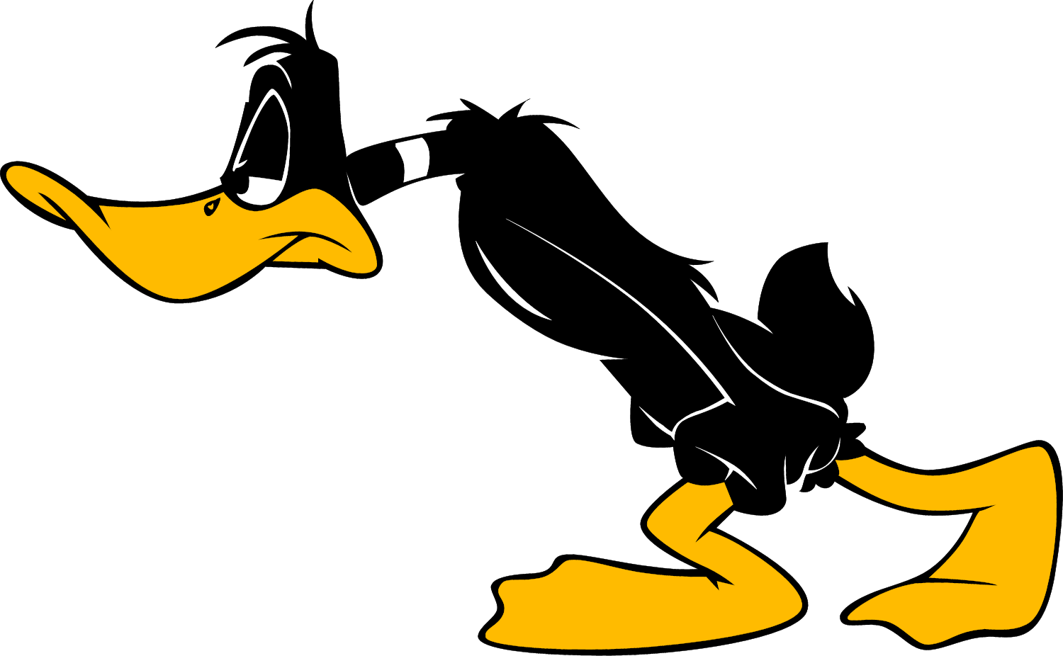 Tired Daffy Duck - Daffy Duck, Transparent background PNG HD thumbnail