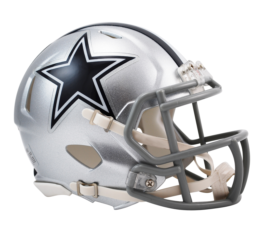 Dallas Cowboys Speed Mini Helmet - Dallas Cowboys, Transparent background PNG HD thumbnail