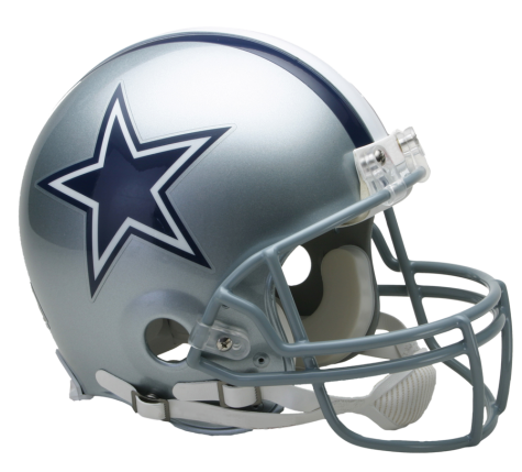 Dallas Cowboys Vsr4 Authentic Helmet - Dallas Cowboys, Transparent background PNG HD thumbnail