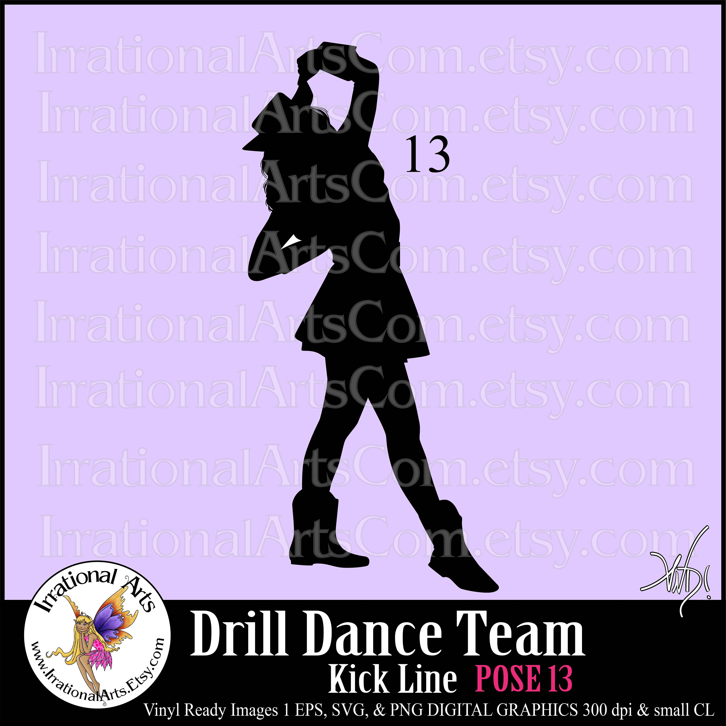  - Dance Team Kickline, Transparent background PNG HD thumbnail