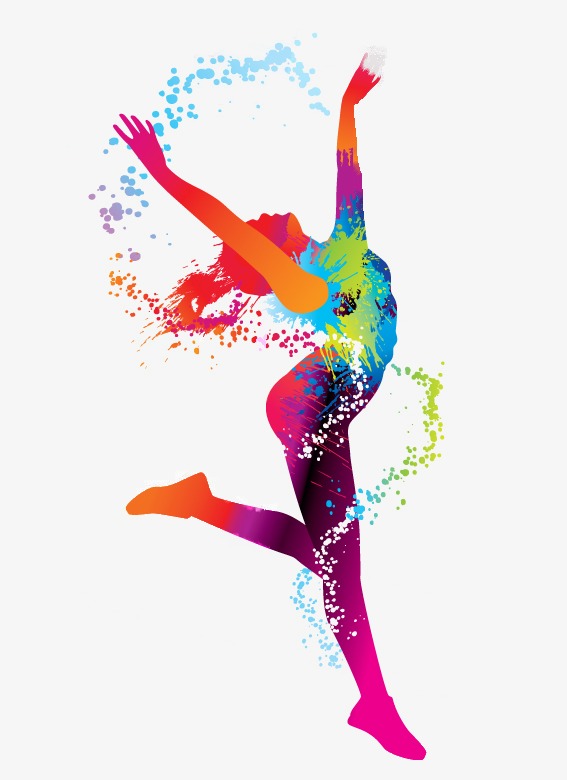 Youthful Silhouette Dancing Girl Watercolor, Youth, Flying, Vitality Png And Vector - Dancing Kids, Transparent background PNG HD thumbnail