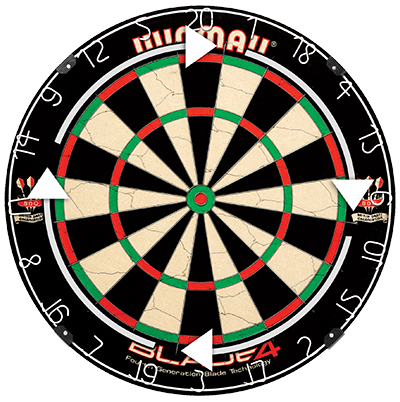 At Regular Intervals, We Recommend That You Remove The Number Ring From Your Dartboard And Turn The Dartboard By A Few Segments. - Dart Board, Transparent background PNG HD thumbnail