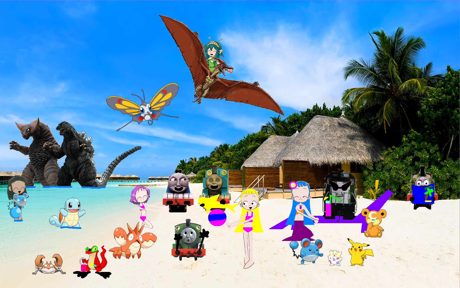 A Day At The Beach.png - Day At The Beach, Transparent background PNG HD thumbnail