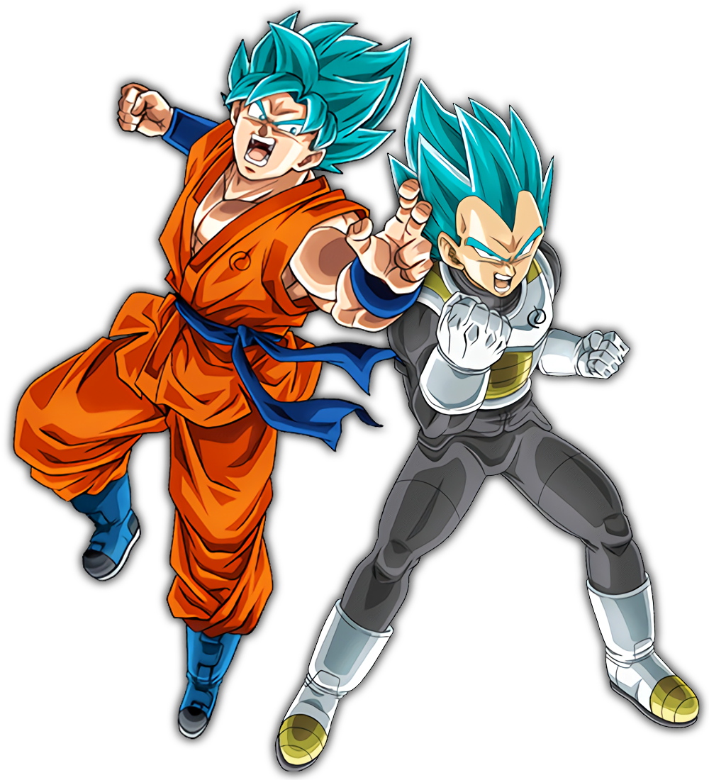 Ssb Goku And Vegeta.png - Dbz, Transparent background PNG HD thumbnail