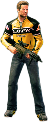 Dead Rising Merc Assault Rifle Holding.png - Dead Rising, Transparent background PNG HD thumbnail