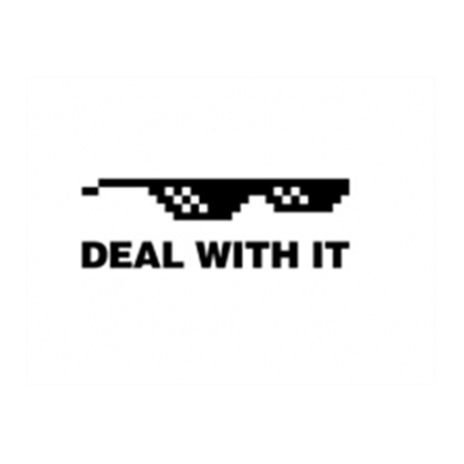 Deal With It Glasses 199X150.png - Deal With It, Transparent background PNG HD thumbnail