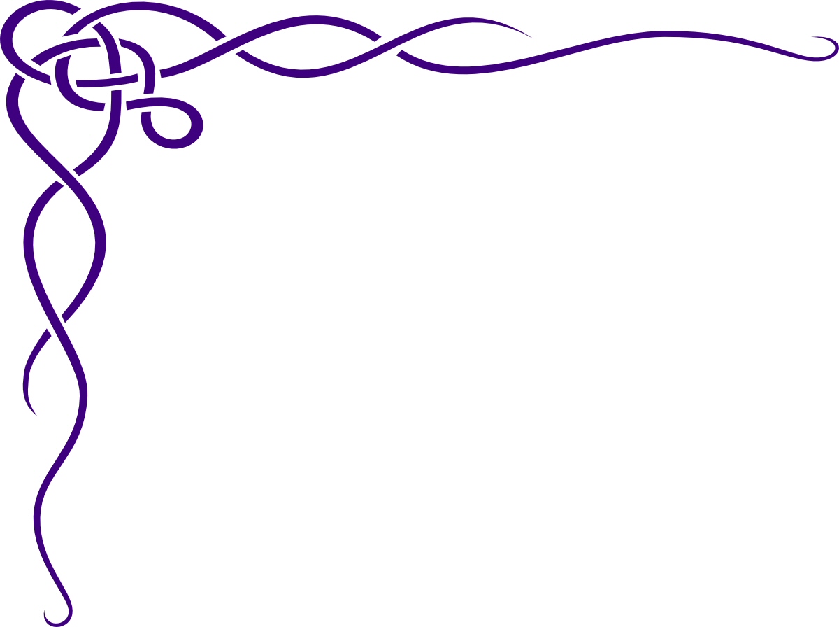 Purple Clip Art Border - Decorative Border, Transparent background PNG HD thumbnail