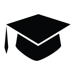 Degree, Diploma, Education, Graduate, Graducation Cap Icon. Download Png - Degree Cap, Transparent background PNG HD thumbnail