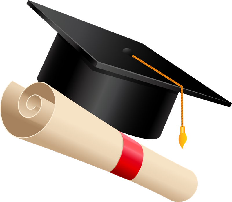 Pin Hat Clipart Student #6 - Degree Cap, Transparent background PNG HD thumbnail