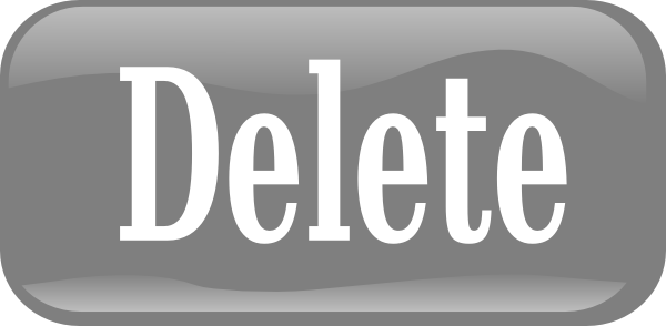 Delete Button Transparent Png - Delete Button, Transparent background PNG HD thumbnail