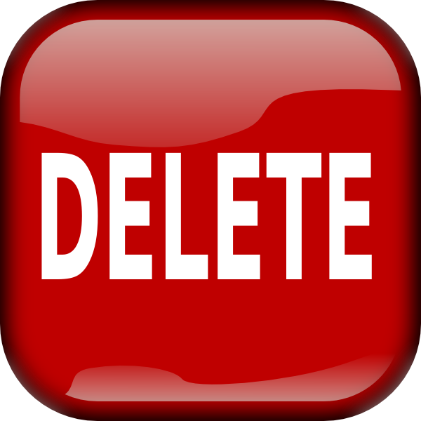 Free Icons Png:red Delete Button Png - Delete Button, Transparent background PNG HD thumbnail