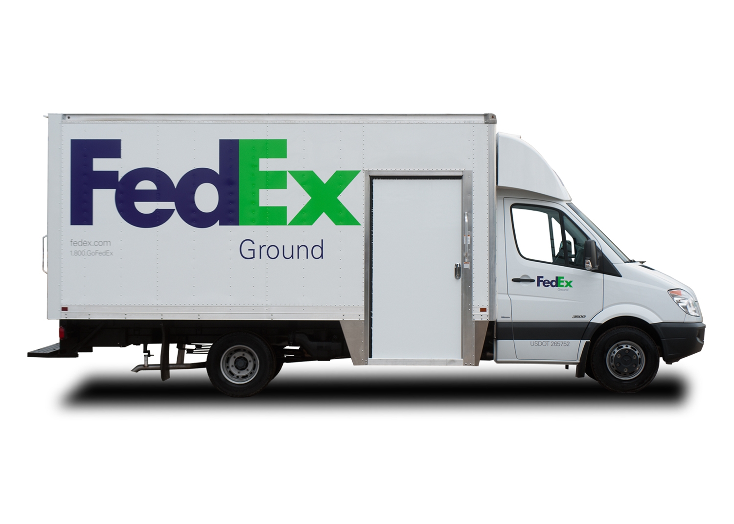 Fedex Ground Unloading - Delivery Truck Unloading, Transparent background PNG HD thumbnail
