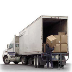 Full Truck Load Services - Delivery Truck Unloading, Transparent background PNG HD thumbnail