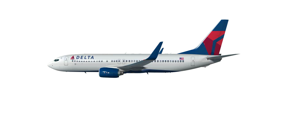 Next Generation 737 - Delta Airlines, Transparent background PNG HD thumbnail