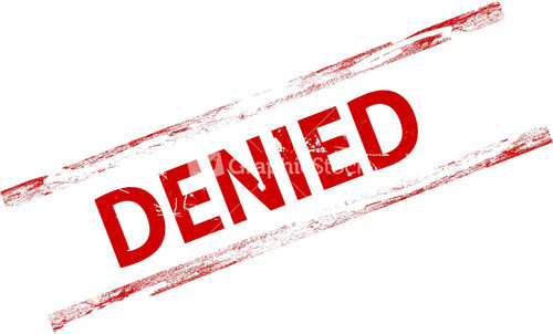 Denied Stamp - Rejected Stamp, Transparent background PNG HD thumbnail