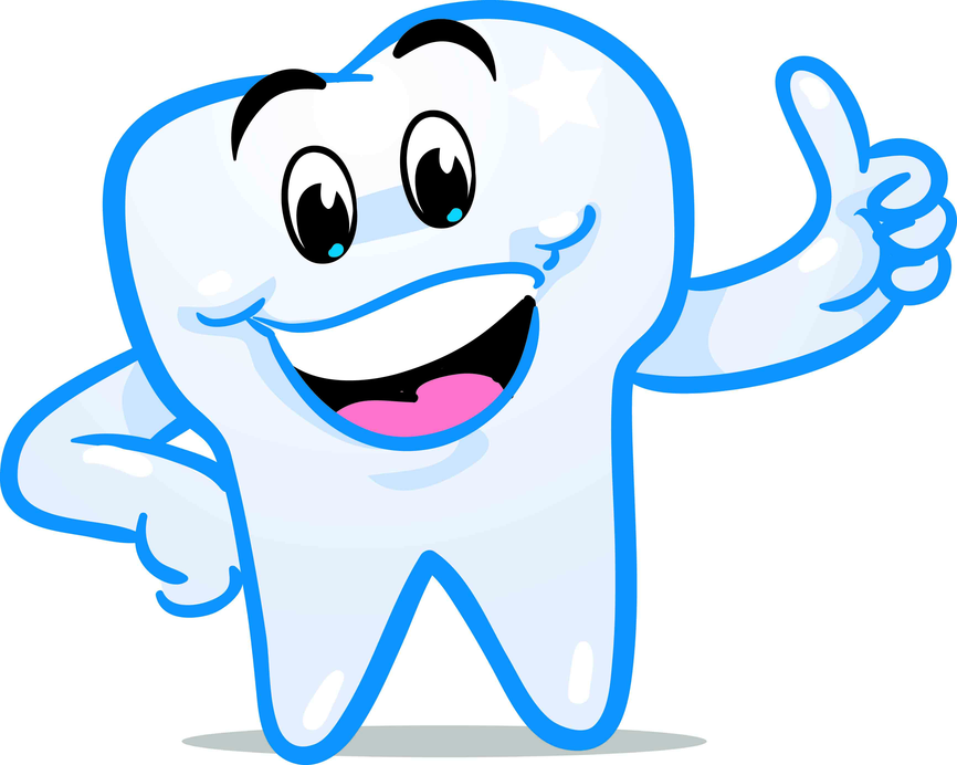 Happy Tooth Clipart - Dental Health, Transparent background PNG HD thumbnail