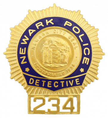 Blackinton Model B2913 Newark, Nj - Detective Badge, Transparent background PNG HD thumbnail