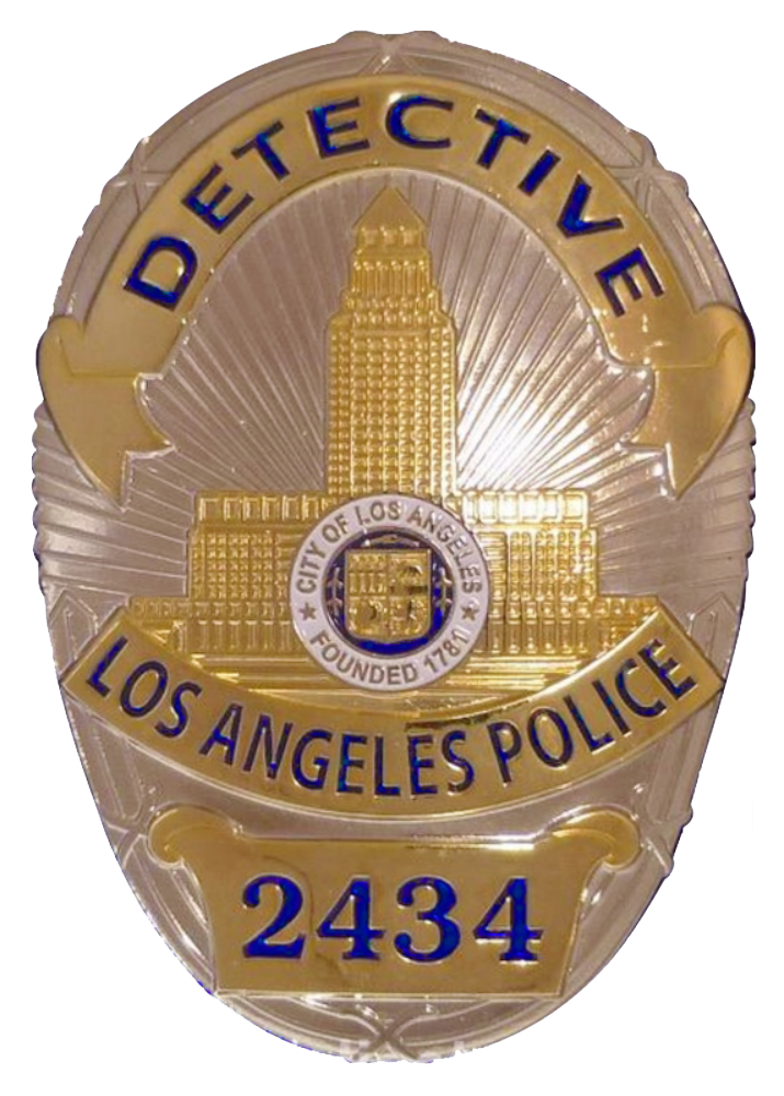 File:badge Of A Los Angeles Police Department Detective (2434).png - Detective Badge, Transparent background PNG HD thumbnail