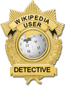 File:wikipedia User Detective Badge.png - Detective Badge, Transparent background PNG HD thumbnail