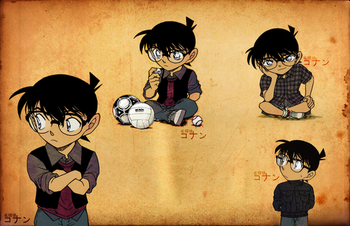 Detective Conan Wallpaper With A Sign Called Det. Conan - Detective, Transparent background PNG HD thumbnail