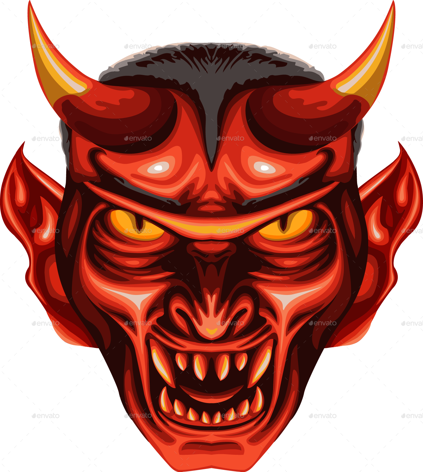 Devil Face Png Photos - Devil Head, Transparent background PNG HD thumbnail