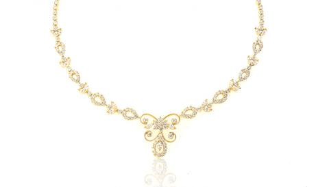 Diamond Necklace Png - Necklace Mr6A3744, Transparent background PNG HD thumbnail