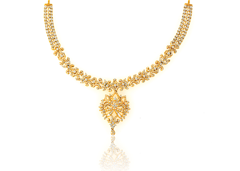 Necklaces - Diamond Necklace, Transparent background PNG HD thumbnail