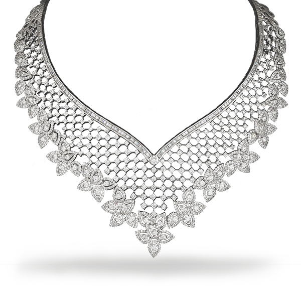 Shobha Asar - Diamond Necklace, Transparent background PNG HD thumbnail