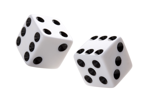Dice, Red, Two, Game, Rolling