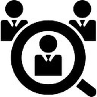 Different Jobs Png Black And White - Male Job Search Symbol, Transparent background PNG HD thumbnail