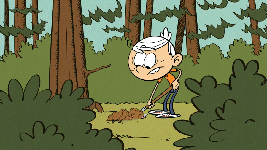 The Loud House Nick Gif By Nickelodeon - Dig Hole, Transparent background PNG HD thumbnail