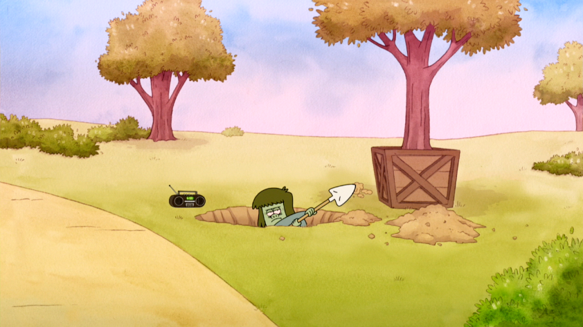 S4E07.002 Muscle Man Digging A Hole For A Tree.png - Digging A Hole, Transparent background PNG HD thumbnail