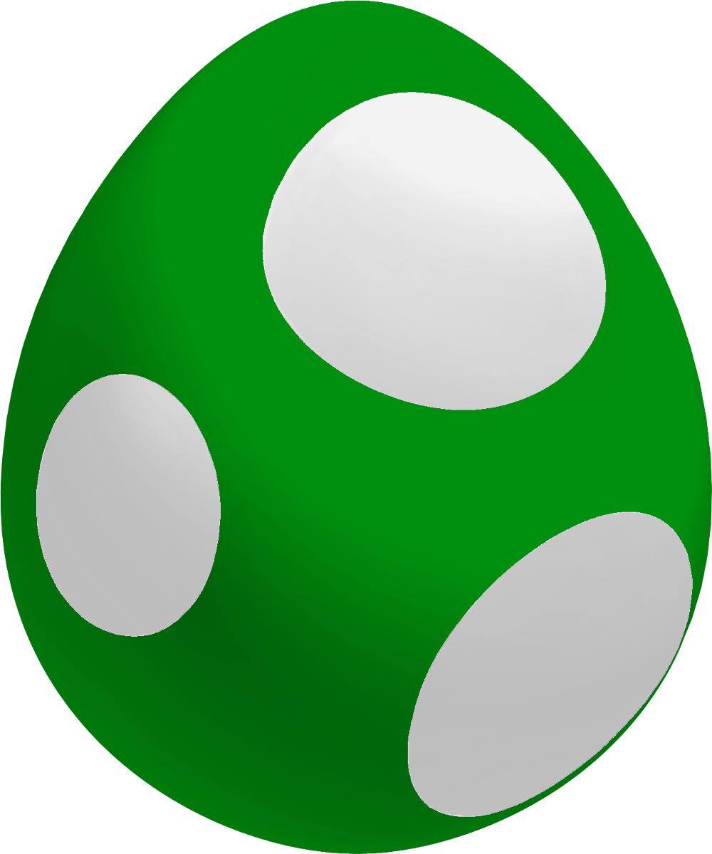 Baby Yoshi Egg.png - Dinosaur Egg, Transparent background PNG HD thumbnail