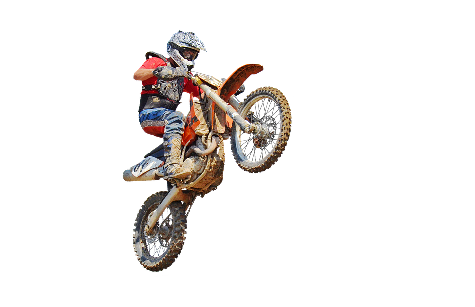 Motocross Dirt Bike Jump Transparent Motorcycle - Dirt Bike, Transparent background PNG HD thumbnail