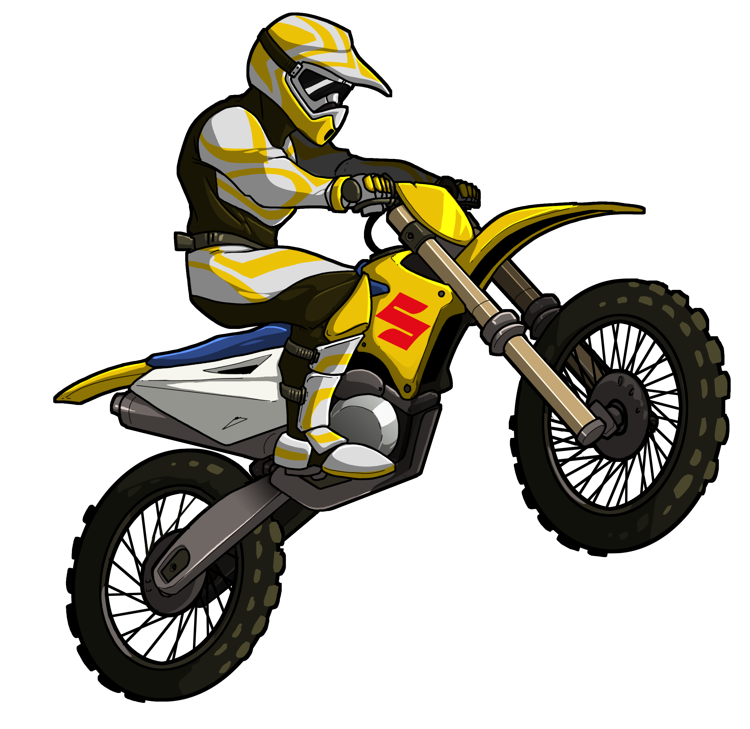 Motocross Png Image - Dirt Bike, Transparent background PNG HD thumbnail