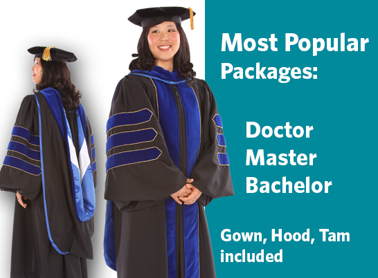 Academic Regalia Packages - Doctoral Tam, Transparent background PNG HD thumbnail
