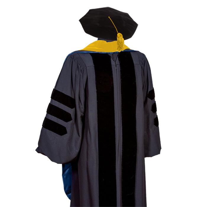 Doctor Gown, Tam, Hood And Tassel - Doctoral Tam, Transparent background PNG HD thumbnail