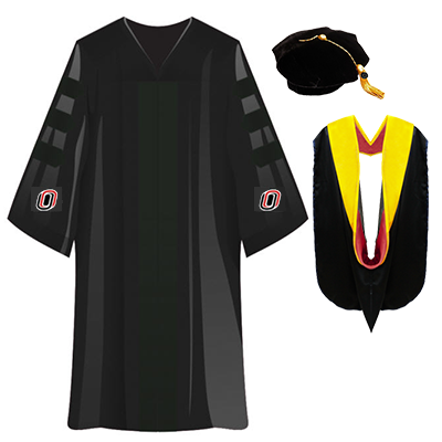 Doctoral Degree Tam, Gown, Hood, Tassel Package - Doctoral Tam, Transparent background PNG HD thumbnail