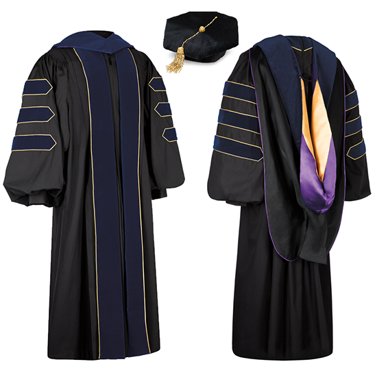 Jostens Windsor Doctor Gown Package - Doctoral Tam, Transparent background PNG HD thumbnail