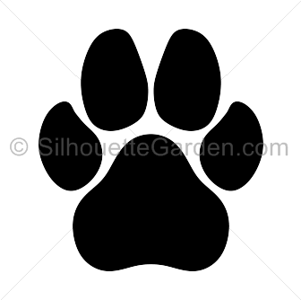 Dog Paw Print Silhouette Clip Art. Download Free Versions Of The Image In Eps, - Dog Jpg, Transparent background PNG HD thumbnail