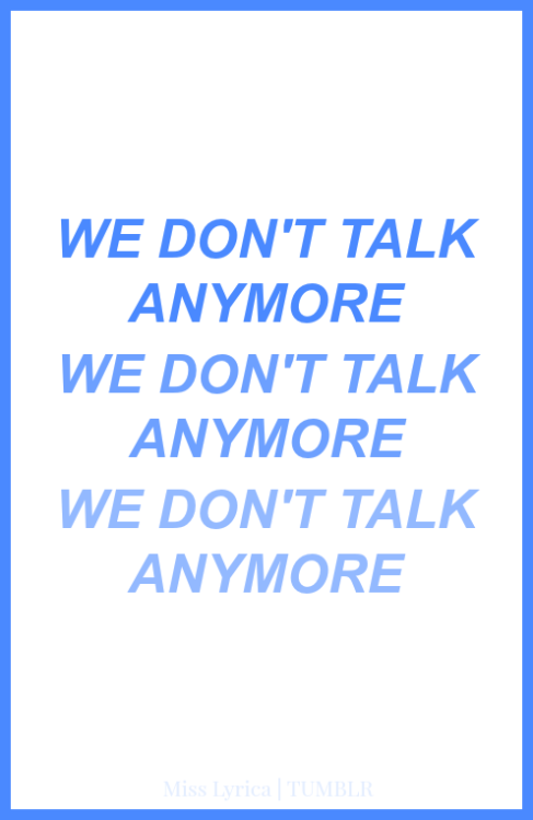 We Donu0027T Talk Anymore, Charlie Puth Ft. Selena Gomez - Dont Talk, Transparent background PNG HD thumbnail