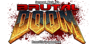 The Current Logo Of Brutal Doom - Doom, Transparent background PNG HD thumbnail