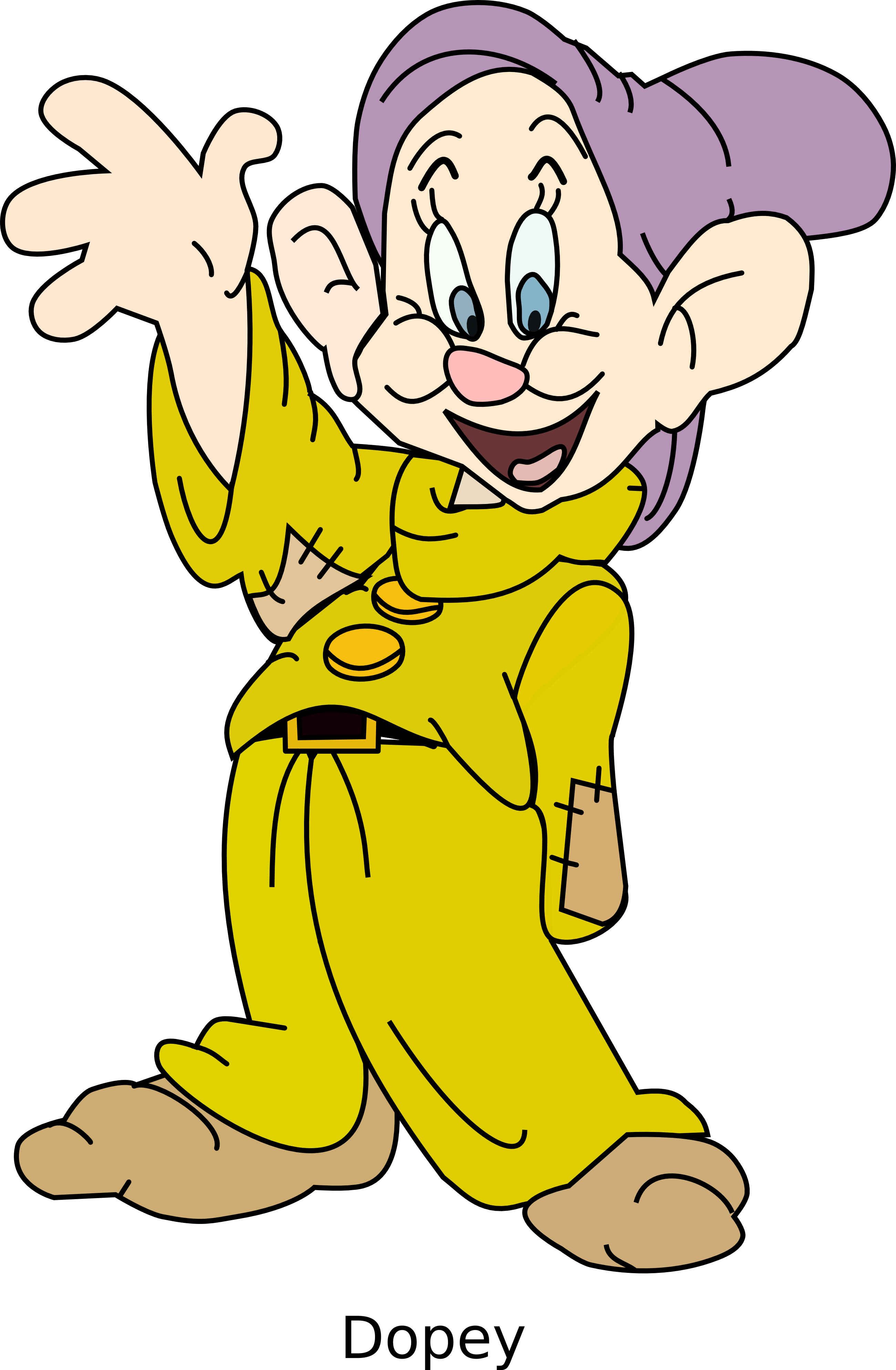 Original Size At 2602 × 3977 - Dopey, Transparent background PNG HD thumbnail
