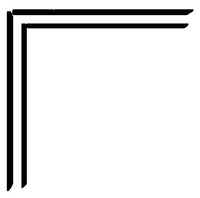 . Hdpng.com A Double Line With A Right Angle Equivalent To The Left And Top Edge Of A - Double Line Border, Transparent background PNG HD thumbnail