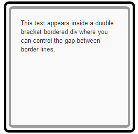 Lets Now Add One More Border Line To Our Above Div - Double Line Border, Transparent background PNG HD thumbnail